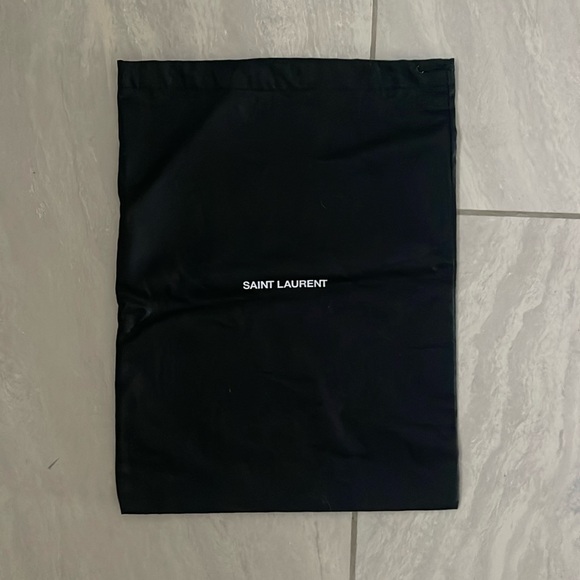 Saint Laurent drawstring dust bag 10” x 13.75” - Picture 1 of 3